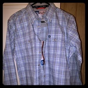 Boys George Straight Long Sleeve Pearl Snap